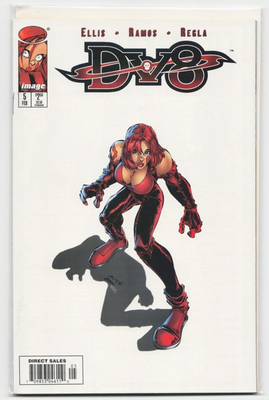 DV8 #5 (Image Comics, 1997), raw, ungraded comic book — front cover