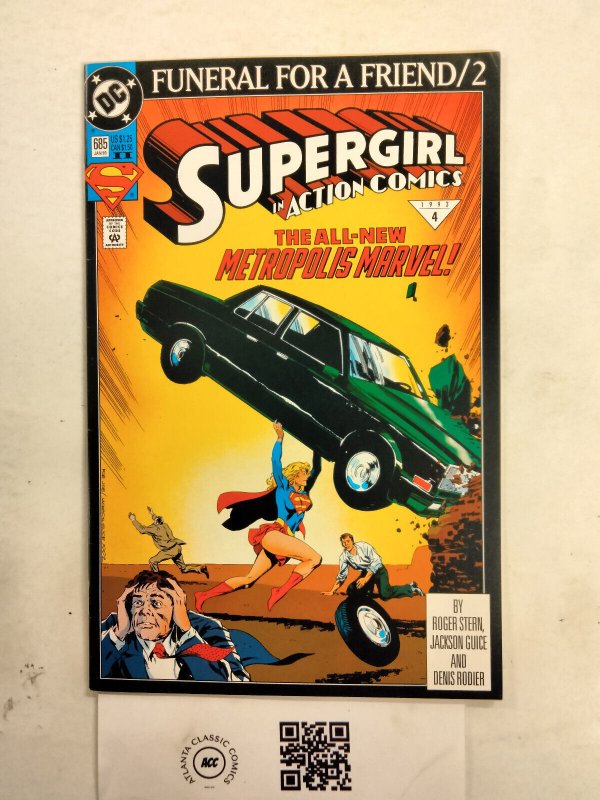 Action Comics #685 (DC Comics, 1993), raw comic book in NM condition — front cover