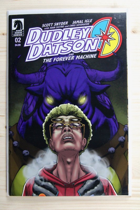 Dudley Datson and the Forever Machine #2 (Dark Horse Comics, 2024), raw comic book in NM+ 9.6 condition — front cover