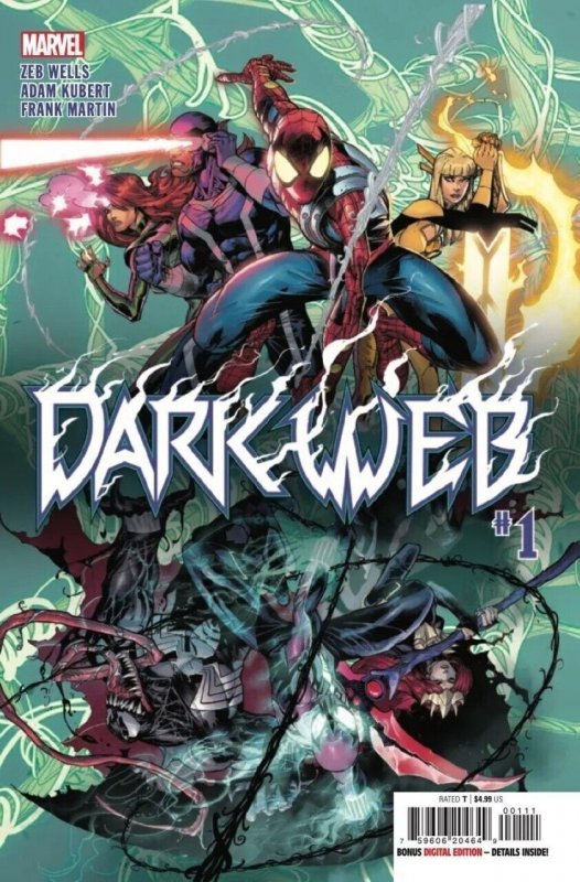 Dark Web #1 (2022), raw comic book in NM condition — front cover