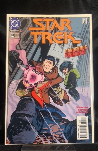 Star Trek #68 (DC Comics, 1995), raw, ungraded comic book — front cover