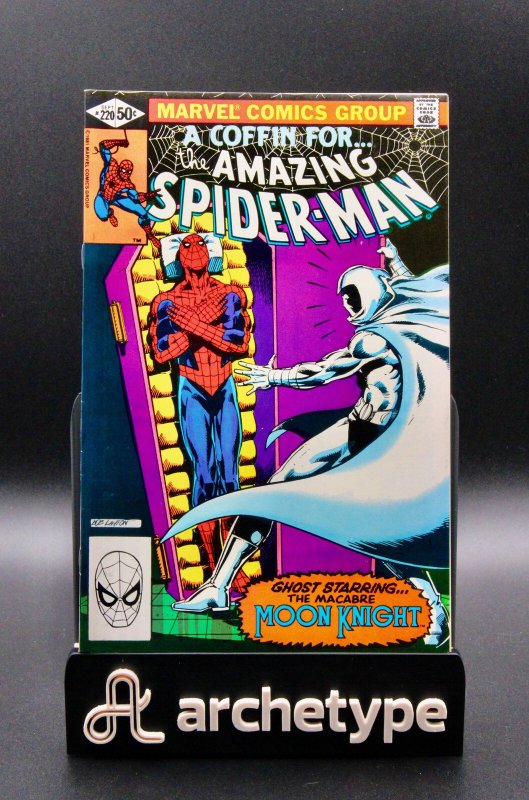 The Amazing Spider-Man #220 (Marvel Comics, 1981), raw, ungraded comic book — front cover