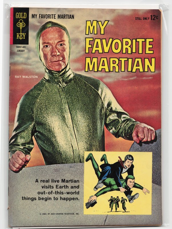 My Favorite Martian #1 (Gold Key, 1964), raw, ungraded comic book — front cover