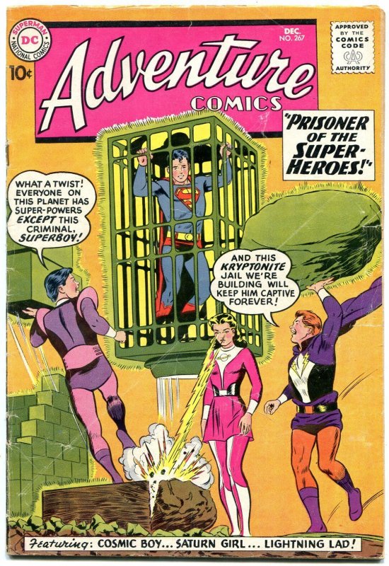 Adventure #267 (DC Comics), raw comic book in VG condition — front cover