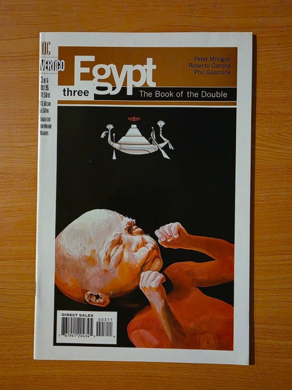 Egypt #3 (DC Comics, 1995), raw comic book in NM condition — front cover