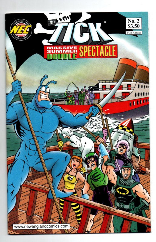 Tick's Massive Summer Double Spectacle #2 (2000), raw comic book in NM condition — front cover