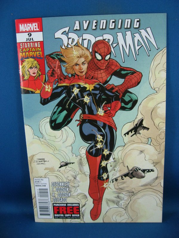 Avenging Spider-Man #9 (Marvel Comics, 2012), raw comic book in NM condition — front cover