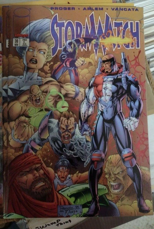 Stormwatch #30 (Image Comics, 1995), raw, ungraded comic book — front cover