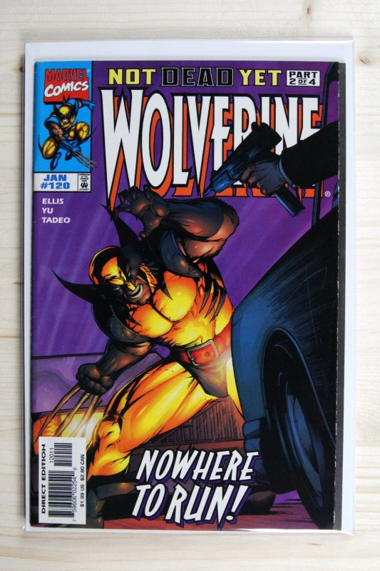 Wolverine #119 (Marvel Comics, 1997), raw comic book in NM- 9.2 condition — front cover