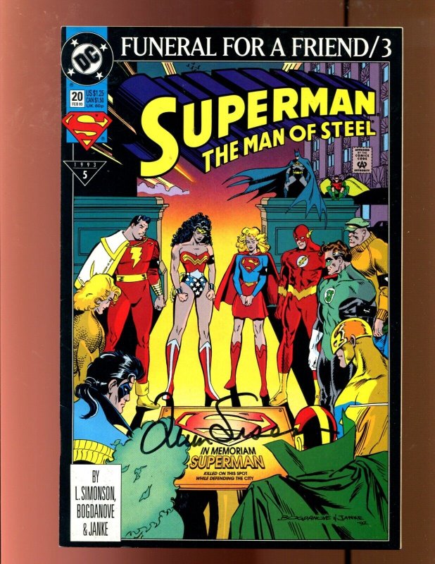 Superman: Man of Steel #20 (DC Comics, 1993), raw comic book in 9.0 condition — front cover