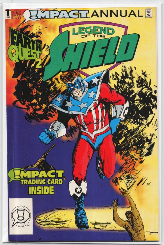 Legend of the SHIELD Annual (1992) SHIELD (1992), raw, ungraded comic book — front cover
