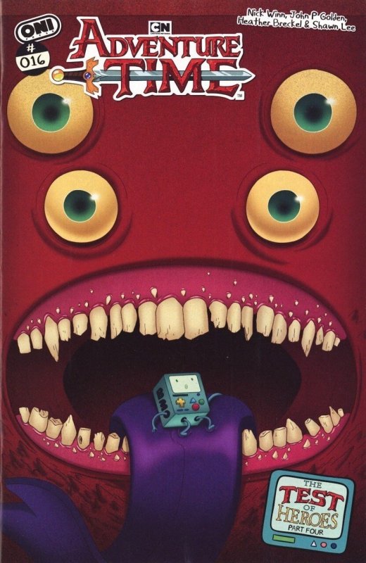 Adventure Time #16 (2026), raw, ungraded comic book — front cover