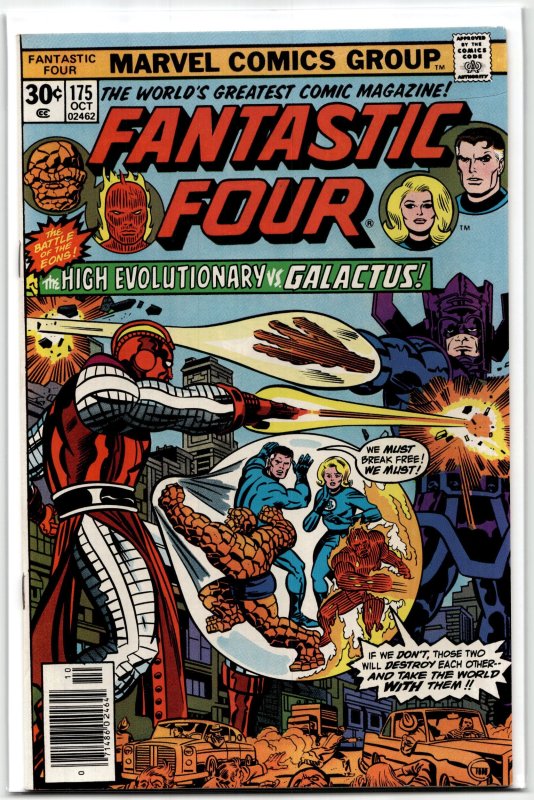 Fantastic Four #175 (Marvel Comics, 1976), raw, ungraded comic book — front cover
