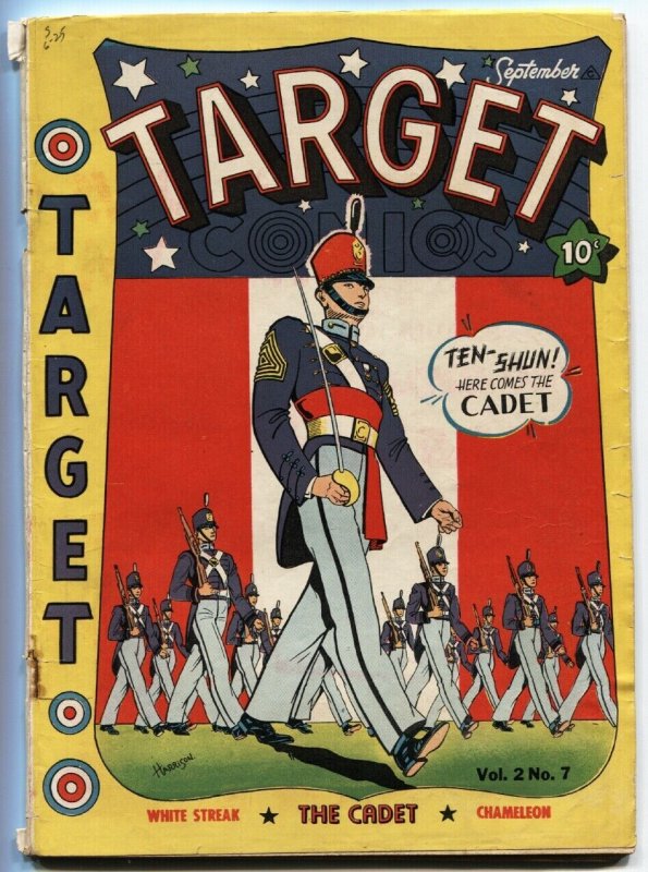 Target Vol 2 #7 (1941), raw, ungraded comic book — front cover