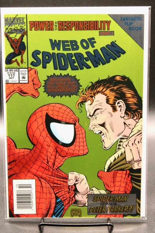 Web of Spider-Man #117 (Marvel Comics, 1994), raw, ungraded comic book — front cover