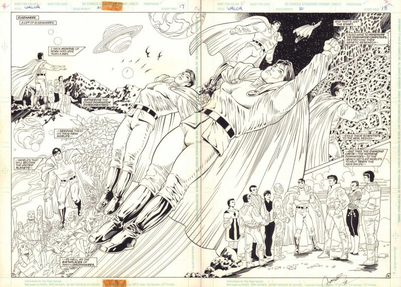 Valor #21 (1994), raw, ungraded comic book — front cover