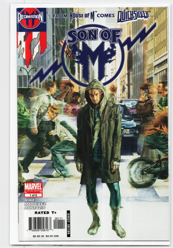 Son of M #1 (2006), raw, ungraded comic book — front cover