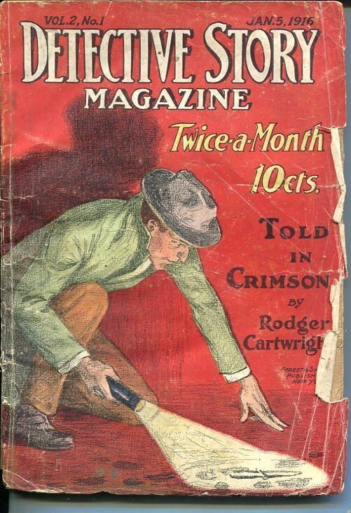 Detective Story Magazine-Jan #5, raw, ungraded comic book — front cover
