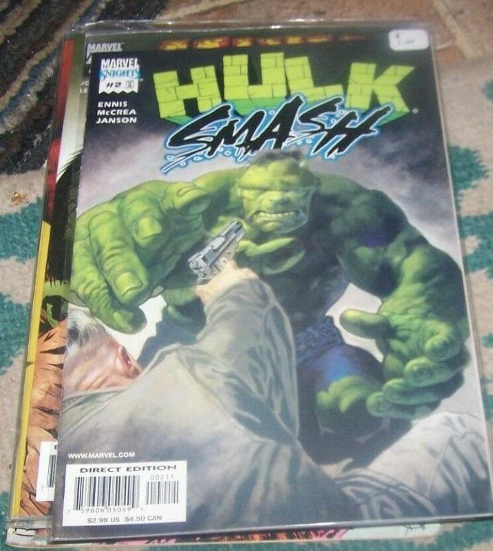 Hulk Smash #2 (2001), raw, ungraded comic book — front cover