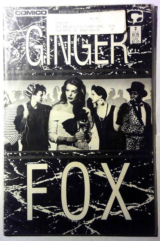 Ginger Fox #2 (1988), raw, ungraded comic book — front cover