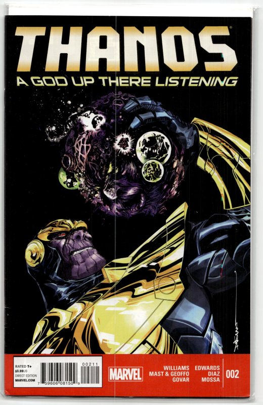 Thanos: A God Up There Listening #2 (2014), raw, ungraded comic book — front cover