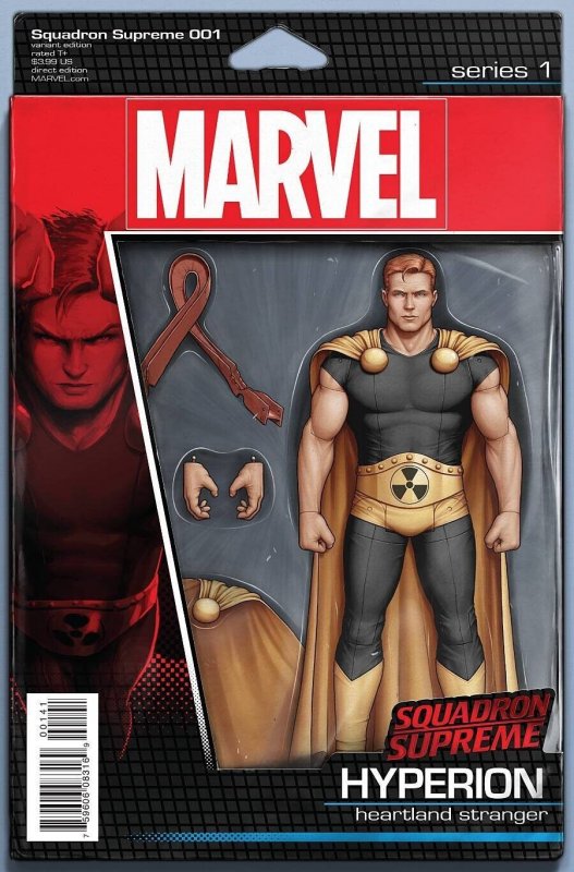 Squadron Supreme #1 (Marvel Comics, 2015), raw, ungraded comic book — front cover