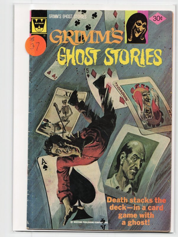 Grimm's Ghost Stories #37 (Warren Publishing, 1977), raw, ungraded comic book — front cover