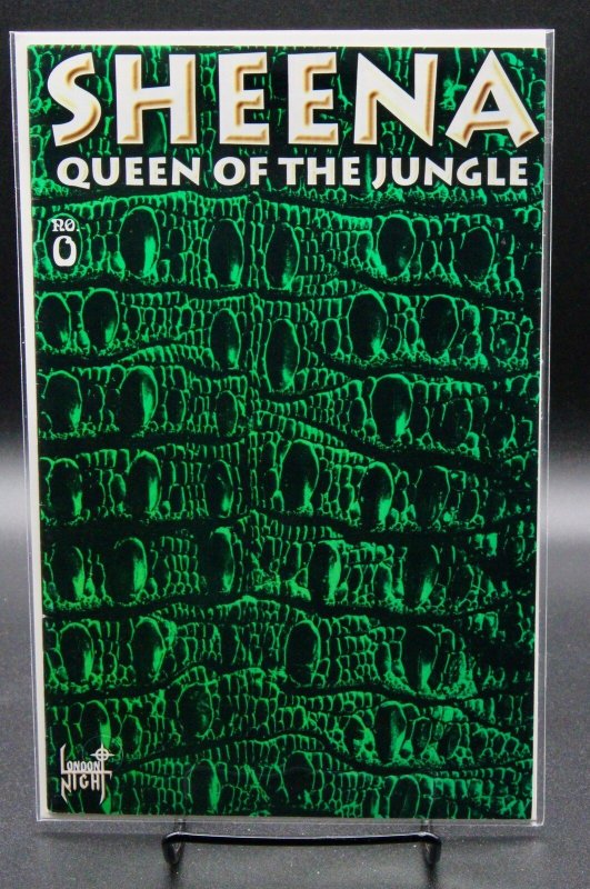 Sheena, Queen of the Jungle: Bound #0 (London Night Studios, 1998), raw comic book in NM condition — front cover