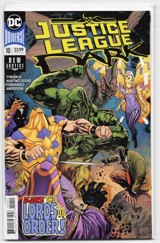 Justice League Dark #10 (DC Comics, 2019), raw, ungraded comic book — front cover