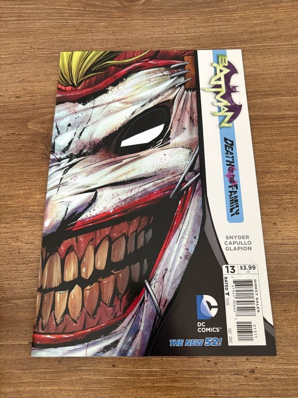 Batman #13 (DC Comics, 2012), raw comic book in NM condition — front cover