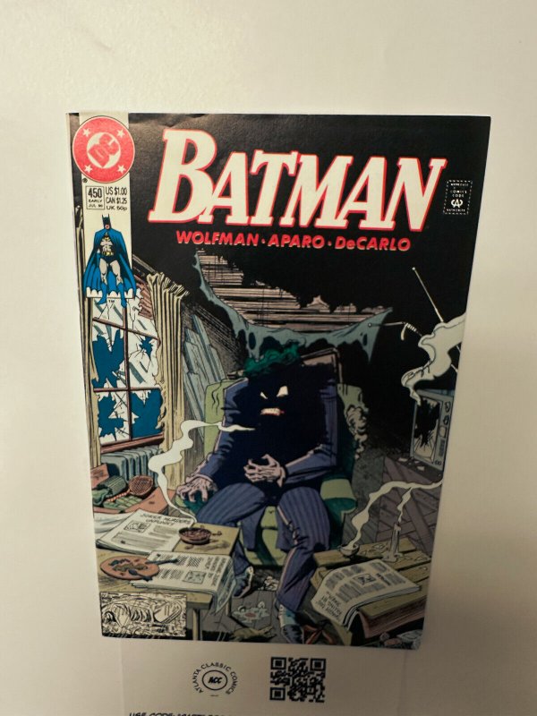 Batman #450 (DC Comics), raw comic book in NM condition — front cover