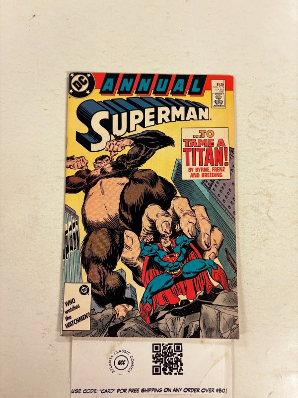 Superman Annual #1 (DC Comics), raw comic book in NM condition — front cover