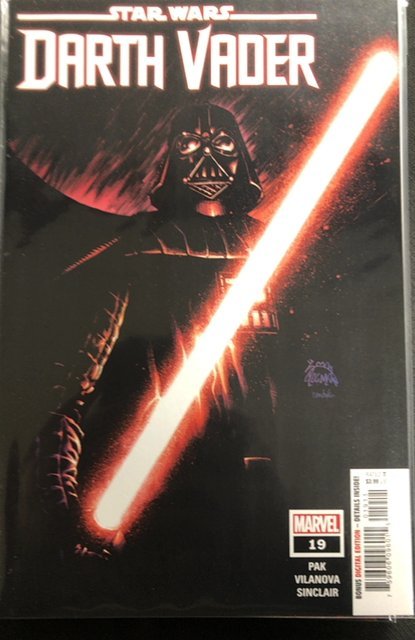 Star Wars: Darth Vader #19 (2022), raw, ungraded comic book — front cover