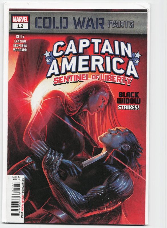 Captain America: Sentinel of Liberty #12 (Marvel Comics, 2023), raw, ungraded comic book — front cover