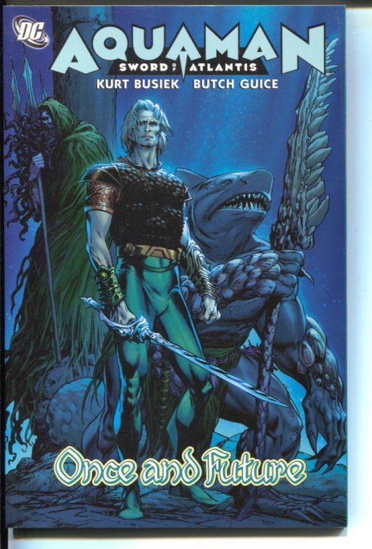 Aquaman:Sword of Atlantis-Kurt Busiek-TPB-Trade, raw, ungraded comic book — front cover