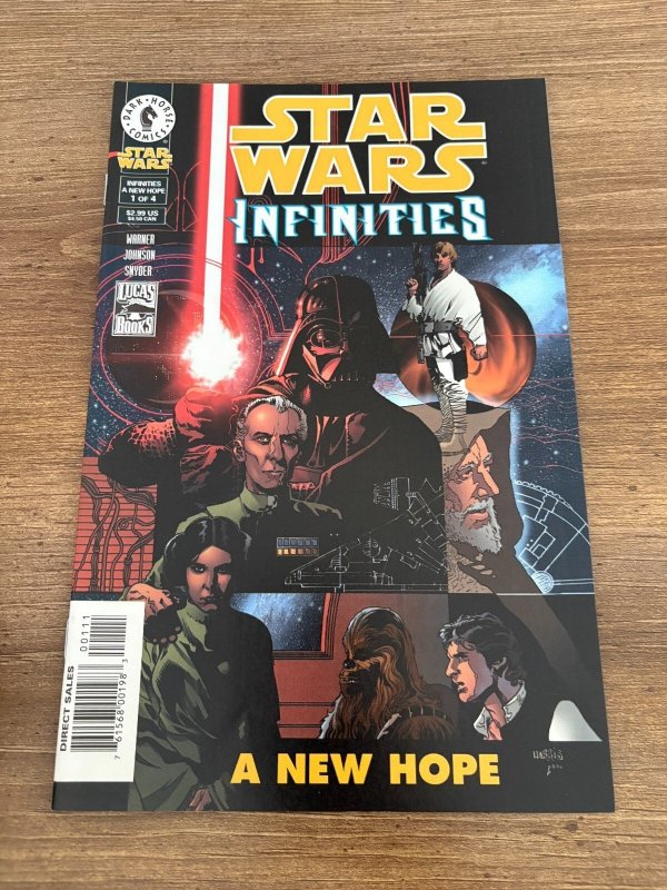 Lot of 4 Star Wars Infinities a New Hope #1 2 3 4 Vf-Nm Dark Horse Comics 3 J482 (Dark Horse Comics), raw comic book in NM condition — front cover
