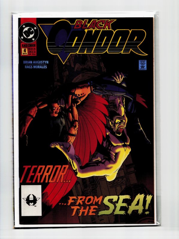 Black Condor #4 (DC Comics, 1992), raw, ungraded comic book — front cover