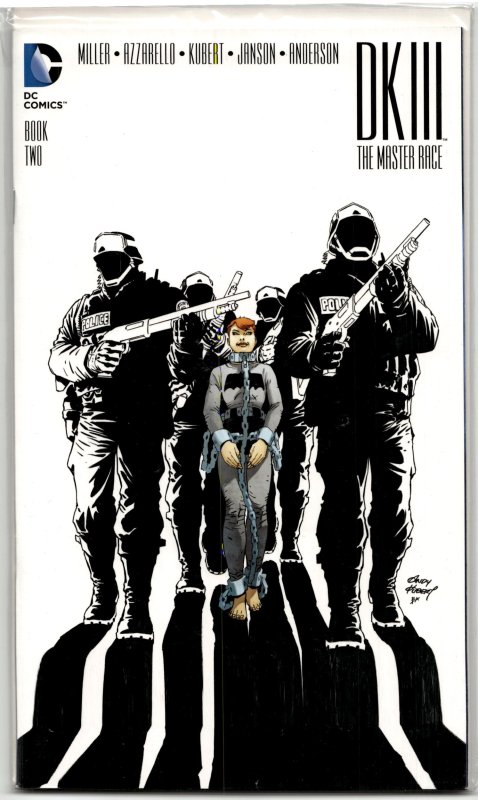 Dark Knight III: The Master Race #2 (DC Comics, 2016), raw, ungraded comic book — front cover