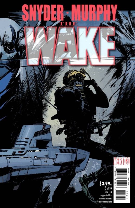 The Wake #5 (DC Comics, 2013), raw comic book in VF/NM condition — front cover