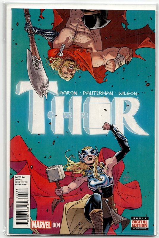 Thor #4 (Marvel Comics, 2015), raw, ungraded comic book — front cover