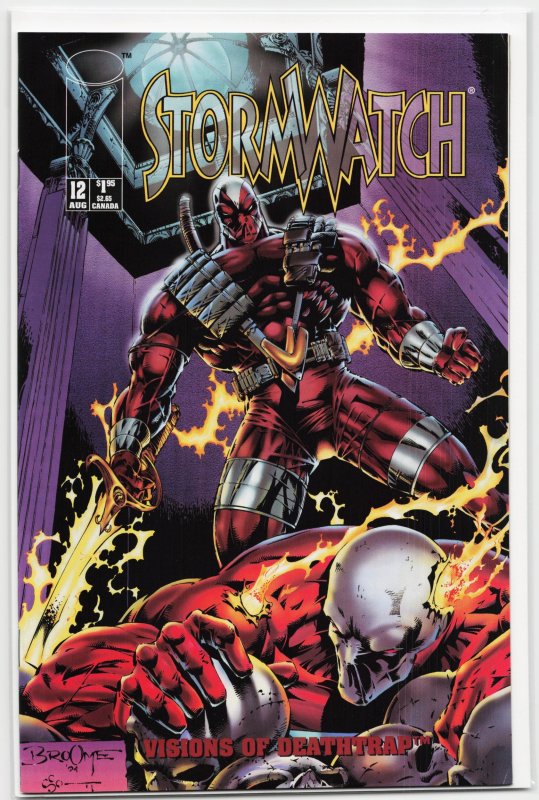 Stormwatch #12 (1994), raw, ungraded comic book — front cover