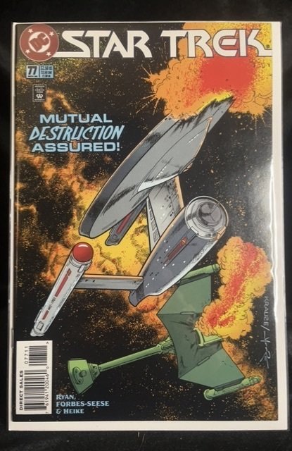 Star Trek #77 (DC Comics, 1995), raw, ungraded comic book — front cover