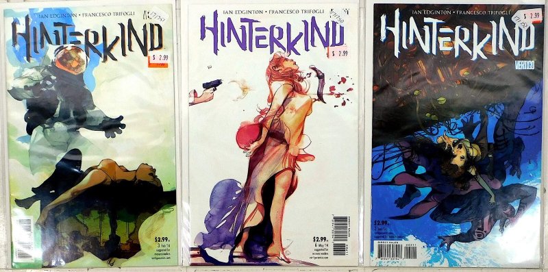 Hinterkind Lot of 3 #3, 6, 2 (2014) DC Comics 1st Print Comic Books (DC Comics, 2014), raw, ungraded comic book — front cover
