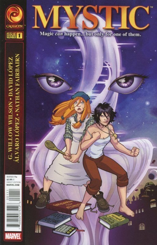 Mystic #1 (Marvel Comics), raw, ungraded comic book — front cover