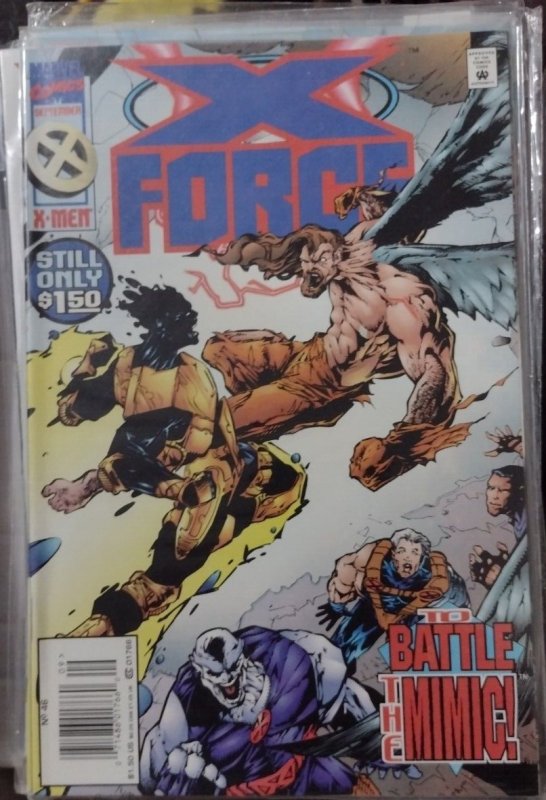 X-Force #46 (Marvel Comics, 1995), raw, ungraded comic book — front cover