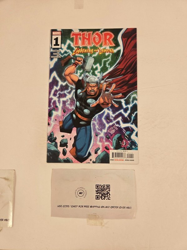 Thor Lightning and Lament #1 (Marvel Comics), raw comic book in NM condition — front cover