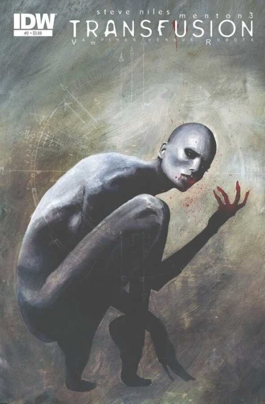 Transfusion #2 (IDW Publishing), raw comic book in VF/NM condition — front cover