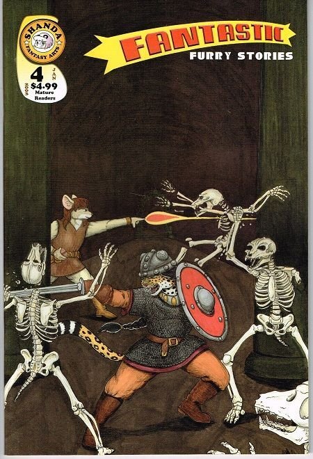 Fantastic Furry Stories #4, raw, ungraded comic book — front cover