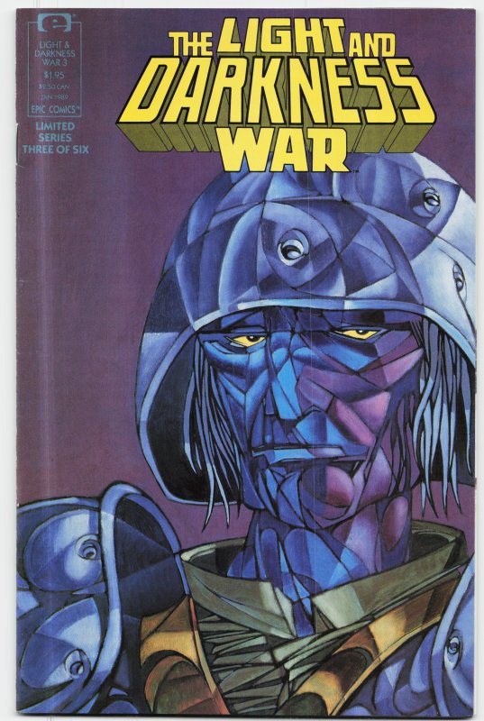 The Light and Darkness War #3 (1989), raw, ungraded comic book — front cover