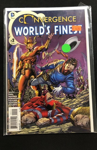 Convergence World's Finest #2 (2015), raw, ungraded comic book — front cover
